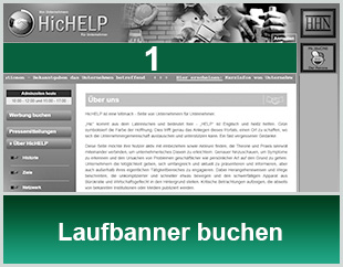 Laufbanner buchen